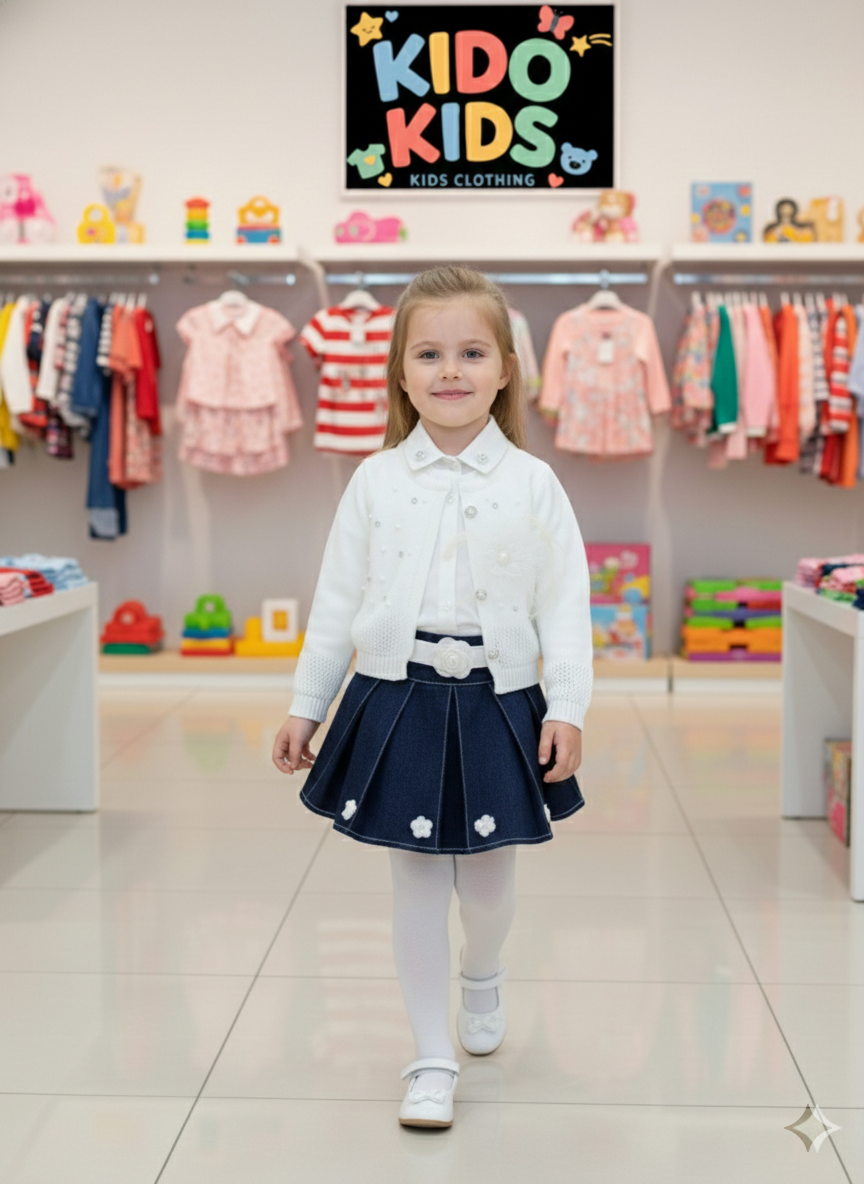 ensemble fille 3 pièces